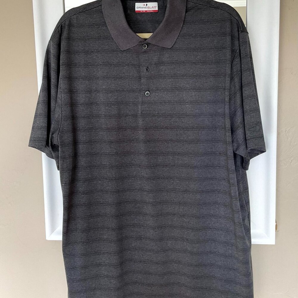 Men's Grand Slam Polo Shirt; XL